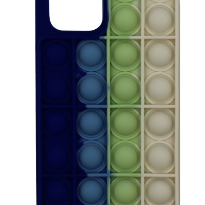 Θήκη Back Cover Σιλικόνης Pop It Πολύχρωμο (Iphone 12 Pro Max)