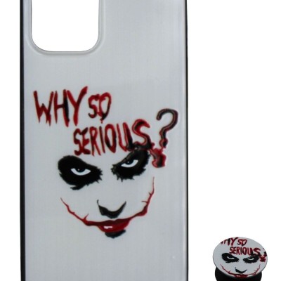 Back Cover Θήκη Με Σχέδιο Joker Και Popsocket (Iphone 12 Pro Max)
