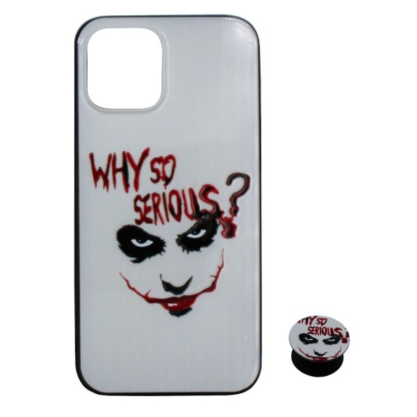 Back Cover Θήκη Με Σχέδιο Joker Και Popsocket (Iphone 12 Pro Max)