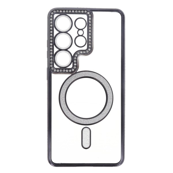 Cookover Back Cover Θήκη Σιλικόνης Με Τζαμάκι Κάμερας, Magsafe, Στρασάκια Και Γκλίτερ (Samsung Galaxy S26 Ultra) Είδη Τεχνολογίας
