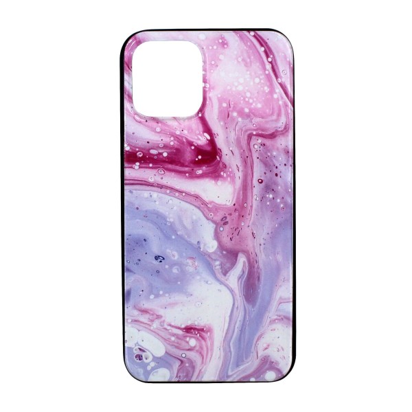 Back Cover Θήκη Με Σχέδιο Watercolor Ροζ (Iphone 12 & Iphone 12 Pro)