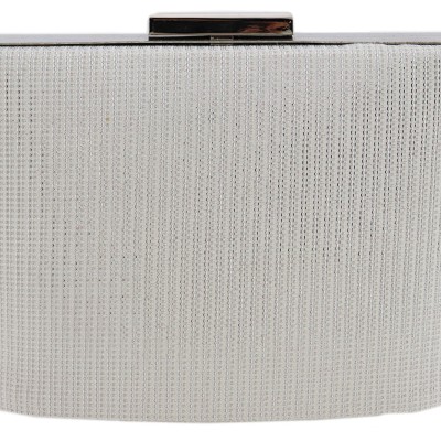 Γυναικείο Clutch Ριγέ Με Glitter Yerli Uretim