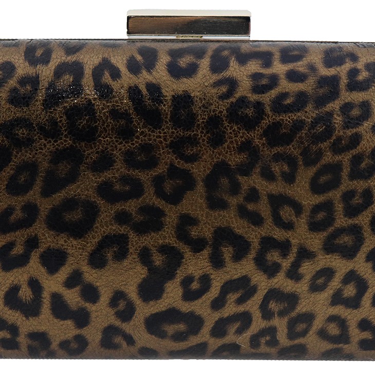 Animal Print Leopar Γυναικείο Clutch Σε Δερματίνη Bag To Bag Animal Print Leopar Γυναικείο Clutch Σε Δερματίνη Bag To Bag