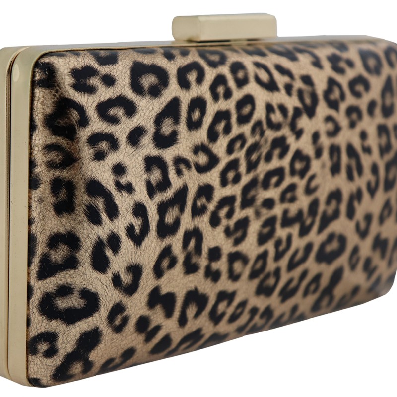 Animal Print Leopar Γυναικείο Clutch Σε Δερματίνη Bag To Bag Animal Print Leopar Γυναικείο Clutch Σε Δερματίνη Bag To Bag