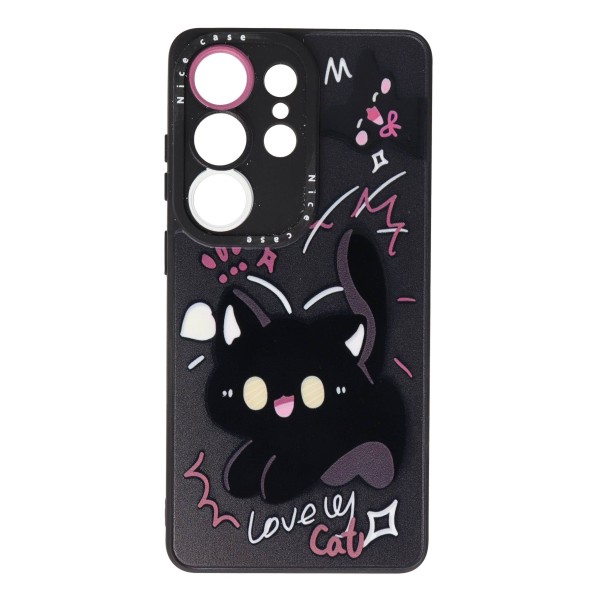 Cookover Back Cover Θήκη Με Σχέδιο Γάτα (Samsung Galaxy S26 Ultra)