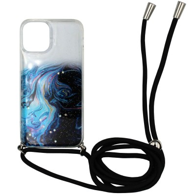 Back Cover Θήκη Με Σχέδιο Watercolor Και Κορδόνι (Iphone 12 Mini)