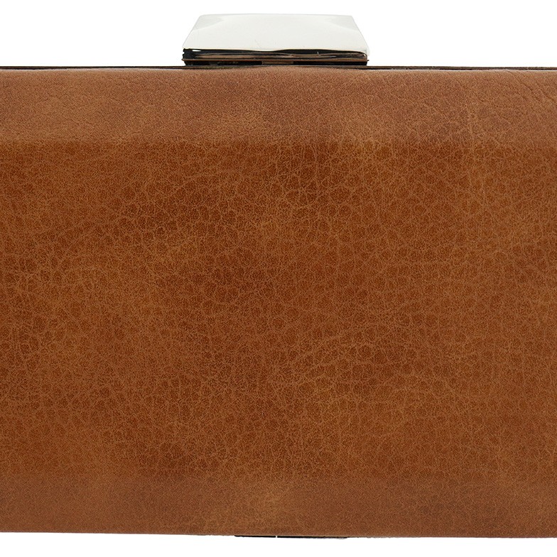 Γυναικείο Clutch Σε Καφέ Χρώμα Δερματίνη Bag To Bag Γυναικείο Clutch Σε Καφέ Χρώμα Δερματίνη Bag To Bag