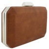 Γυναικείο Clutch Σε Καφέ Χρώμα Δερματίνη Bag To Bag Γυναικείο Clutch Σε Καφέ Χρώμα Δερματίνη Bag To Bag