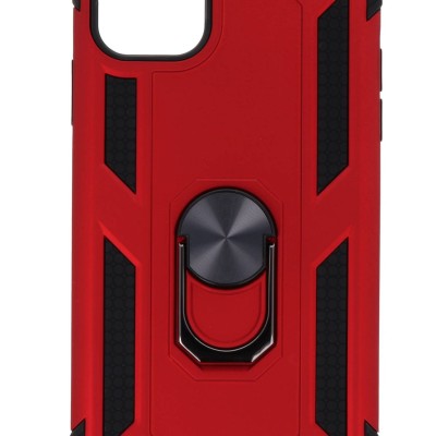 Back Cover Θήκη Armor Case Με Δαχτυλίδι Στήριξης Κόκκινο (Iphone 12 Mini)