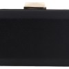 Γυναικείο Clutch Σε Μαύρο Χρώμα Δερματίνη Bag To Bag