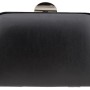 Γυναικείο Clutch Σε Μαύρο Χρώμα Δερματίνη Yerli Uretim