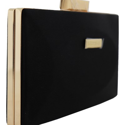 Γυναικείο Clutch Σε Μαύρο Χρώμα Υφαμάτινο Bag To Bag