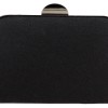 Yerli Uretim Γυναικείο Clutch Σε Μαύρο Χρώμα Υφασμάτινο Με Glitter