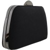Yerli Uretim Γυναικείο Clutch Σε Μαύρο Χρώμα Υφασμάτινο Με Glitter