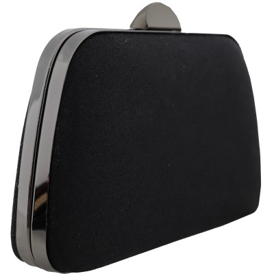 Yerli Uretim Γυναικείο Clutch Σε Μαύρο Χρώμα Υφασμάτινο Με Glitter Yerli Uretim Γυναικείο Clutch Σε Μαύρο Χρώμα Υφασμάτινο Με Glitter