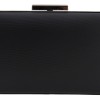 Γυναιεκίο Clutch Σε Μαύρο Χρώμα Υφασμάτινο Yerli Uretim