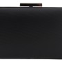 Γυναιεκίο Clutch Σε Μαύρο Χρώμα Υφασμάτινο Yerli Uretim