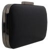 Γυναιεκίο Clutch Σε Μαύρο Χρώμα Υφασμάτινο Yerli Uretim