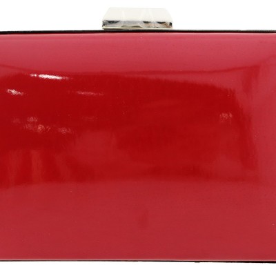 Γυναικείο Clutch Σε Κόκκινο Χρώμα Λουστρίνι Yerli Uretim