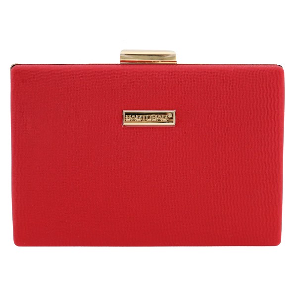 Γυναικείο Clutch Σε Κόκκινο Χρώμα Με Glitter Bag To Bag