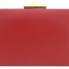 Γυναικείο Clutch Σε Κόκκινο Χρώμα Καπιτονέ Δερματίνη Bag To Bag