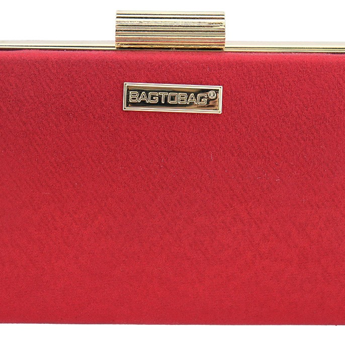 Γυναικείο Clutch Σε Κόκκινο Χρώμα Με Γυαλιστερό Ύφασμα Bag To Bag Γυναικείο Clutch Σε Κόκκινο Χρώμα Με Γυαλιστερό Ύφασμα Bag To Bag
