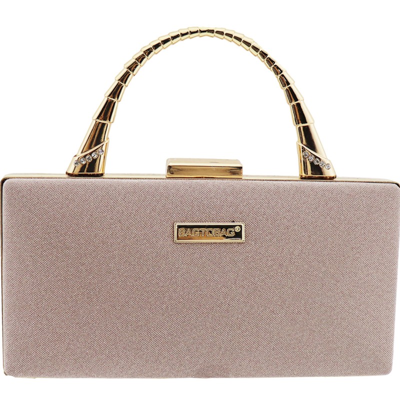 Bag to Bag Γυναικείο Βραδυνό Τσαντάκι Clutch με Χερούλι