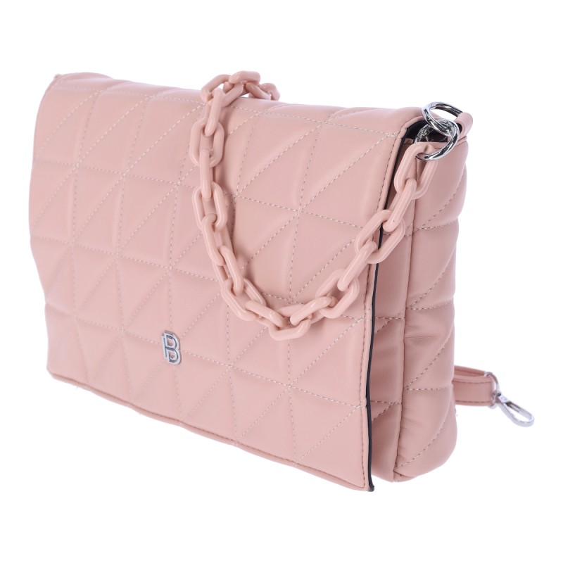 Bag to Bag Γυναικεία Τσάντα 'Ωμου  Καπιτονέ Χιαστί Λουράκι