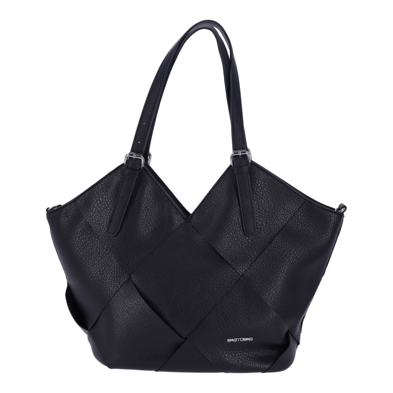 Bag to Bag Γυναικεία Τσάντα Δερματίνη Shopper 'Ωμου Μονόχρωμο