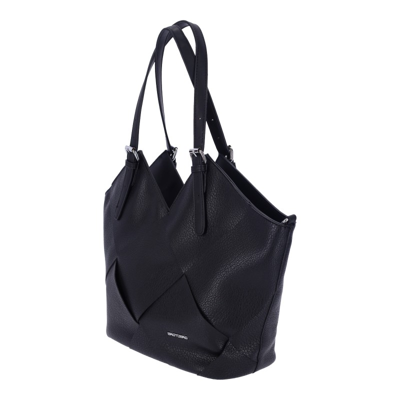 Bag to Bag Γυναικεία Τσάντα Δερματίνη Shopper 'Ωμου Μονόχρωμο