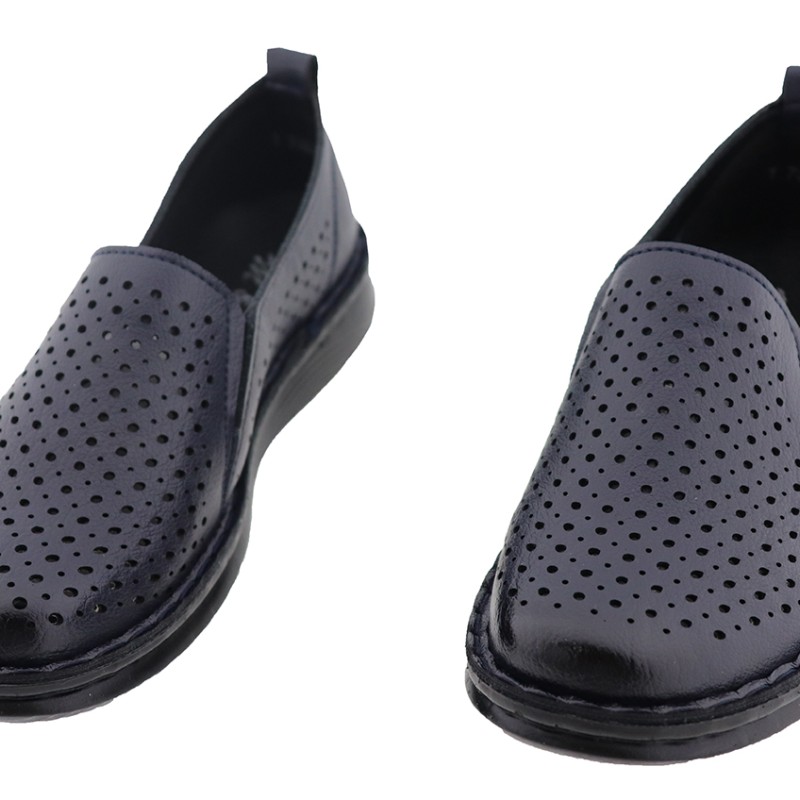 Γυναικεία Slip-On Τρυπιτό Παπούτσι Δερματίνη Mira & Max Γυναικεία Slip-On Τρυπιτό Παπούτσι Δερματίνη Mira & Max