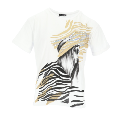 Γυναικεία T-Shirt Κοντομάνικα με Σχέδιο Girl