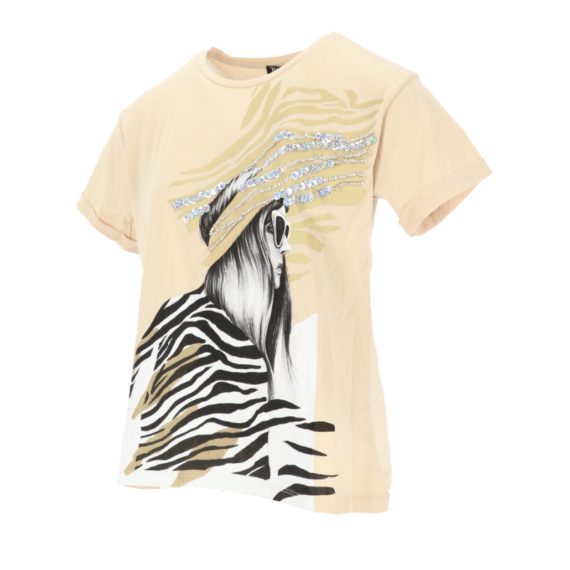 Γυναικεία T-Shirt Κοντομάνικα με Σχέδιο Girl