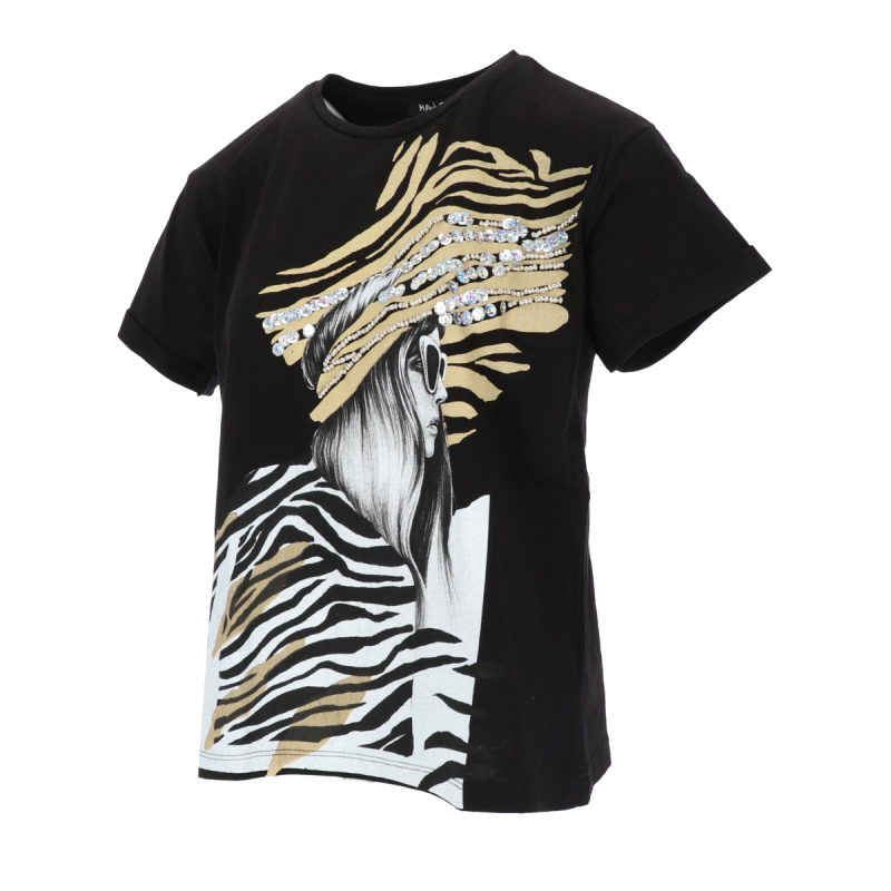 Γυναικεία T-Shirt Κοντομάνικα με Σχέδιο Girl