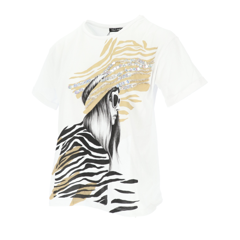 Γυναικεία T-Shirt Κοντομάνικα με Σχέδιο Girl