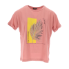 Γυναικέιο T-Shirt με Στάμπα Στο Μπροστινό Μέρος