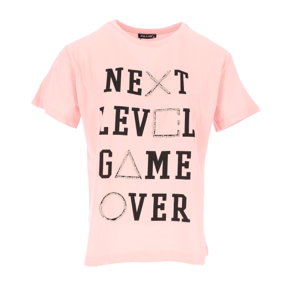 HA-I-FA Γυναικεία T-Shirt με Λογότυπο Next Levcl Game Over