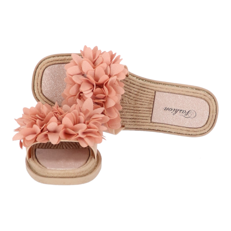 Fashion Γυναικείες Παντόφλες με Λουλούδια