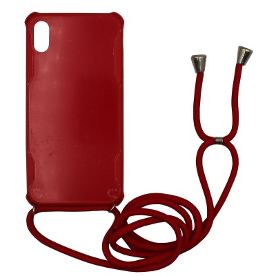 Back Cover Θήκη Πλαστική Με Κορδόνι (Iphone Xs Max)