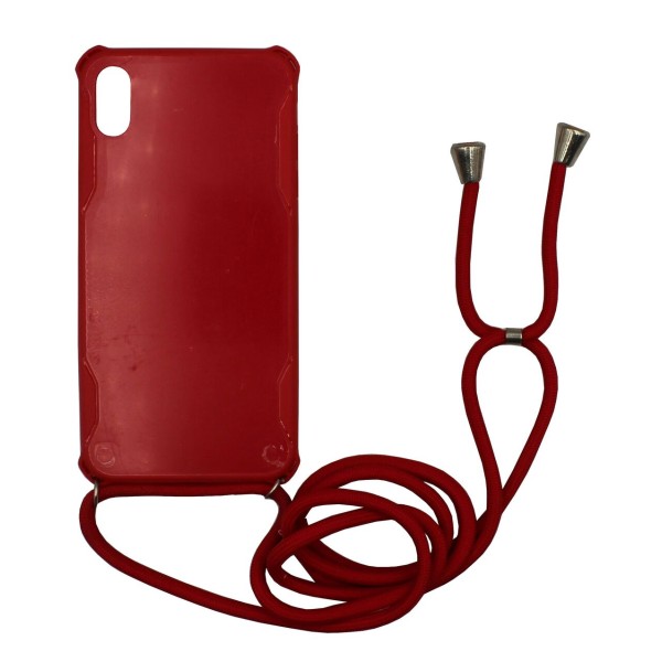 Back Cover Θήκη Πλαστική Με Κορδόνι (Iphone Xs Max)