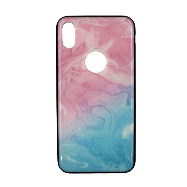Technovo Back Cover Θήκη Με Σχέδιο Watercolor Πολύχρωμο With Logo Hole (Iphone Xs Max)