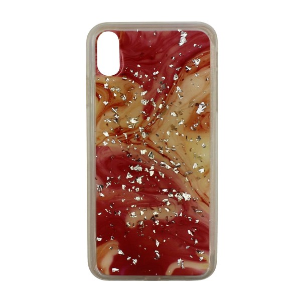 Back Cover Θήκη Με Σχέδιο Watercolor Πολύχρωμο Και Γυαλιστερές Λεπτομέρειες (Iphone Xs Max)