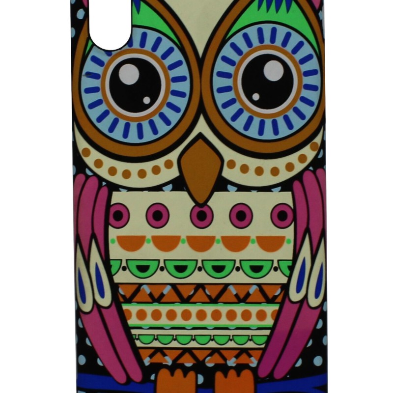 Air Jacket Back Cover Θήκη Πλαστική Με Σχέδιο Κουκουβάγια (Iphone Xs Max)
