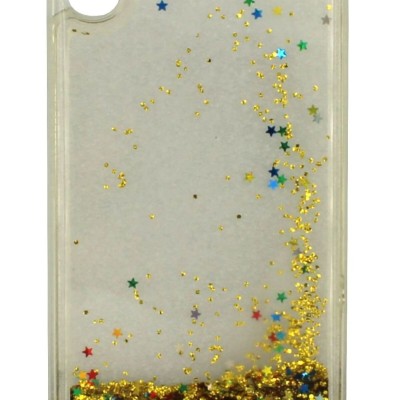 Back Cover Θήκη Σιλικόνης Με Κινούμενη Χρυσόσκονη (Iphone Xs Max)