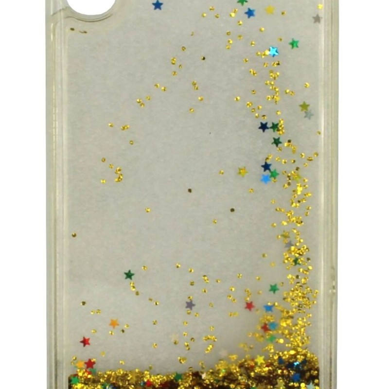 Back Cover Θήκη Σιλικόνης Με Κινούμενη Χρυσόσκονη (Iphone Xs Max)