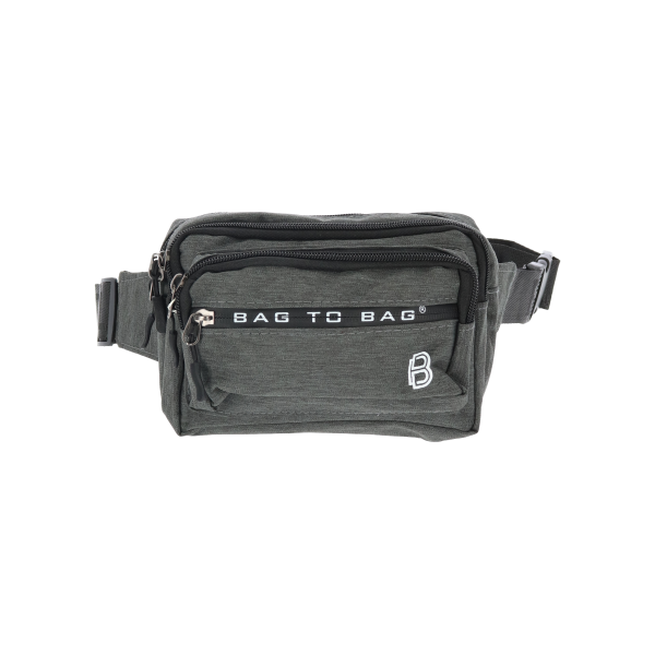 Bag to Bag Ανδρικά Τσαντάκια Μέσης Δύο Κύριους Χώρους Με Φερμουάρ