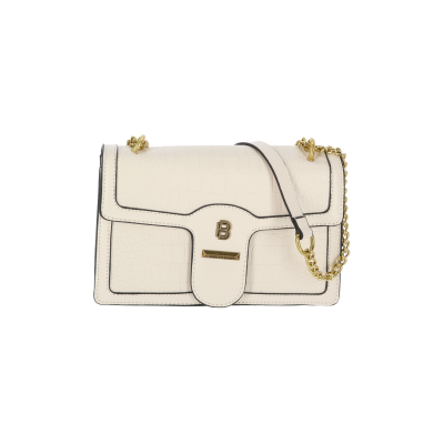 Bag To Bag Τσάντα Γυναικεία Χιαστί  Δερματίνη Με Κρόκο Σχέδιο