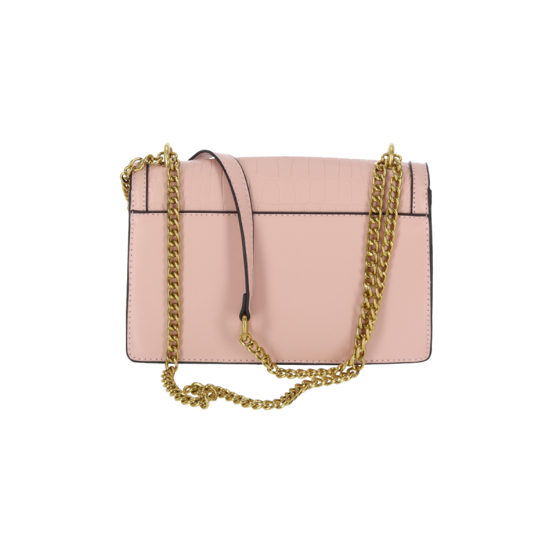 Bag To Bag Τσάντα Γυναικεία Χιαστί  Δερματίνη Με Κρόκο Σχέδιο