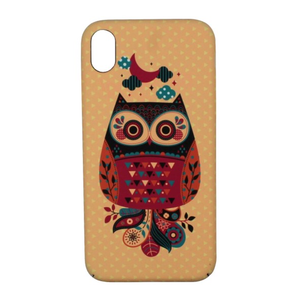 Air Jacket Back Cover Θήκη Πλαστική Με Σχέδιο Κουκουβάγια (Iphone XR)