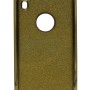 Air Jacket Back Cover Θήκη Σιλικόνης Με Στρασάκια Στις Άκρες Και Πλάτη Γκλίτερ Χρυσό (Iphone XR)